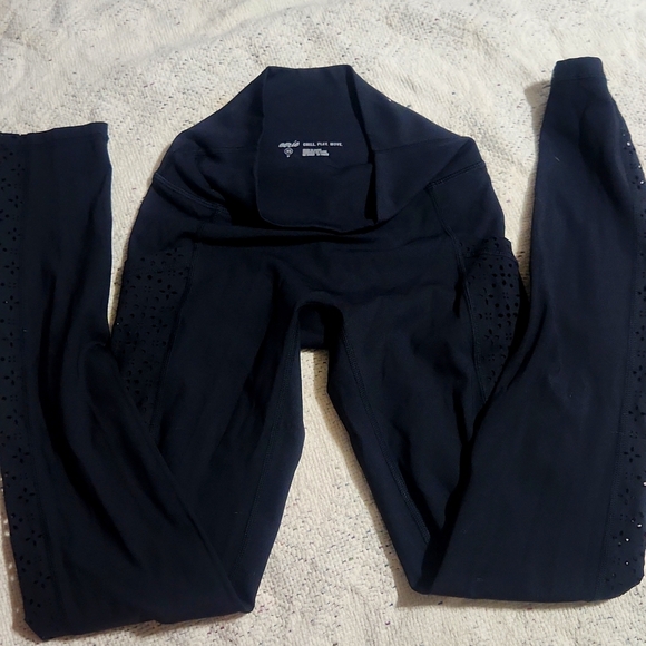 AERIE black size XS leggings - Picture 1 of 4